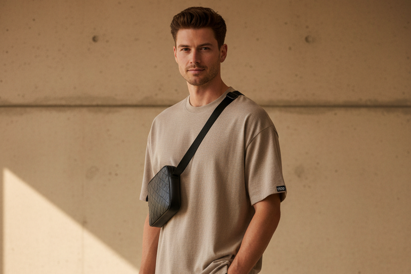 Men's clothing portrait